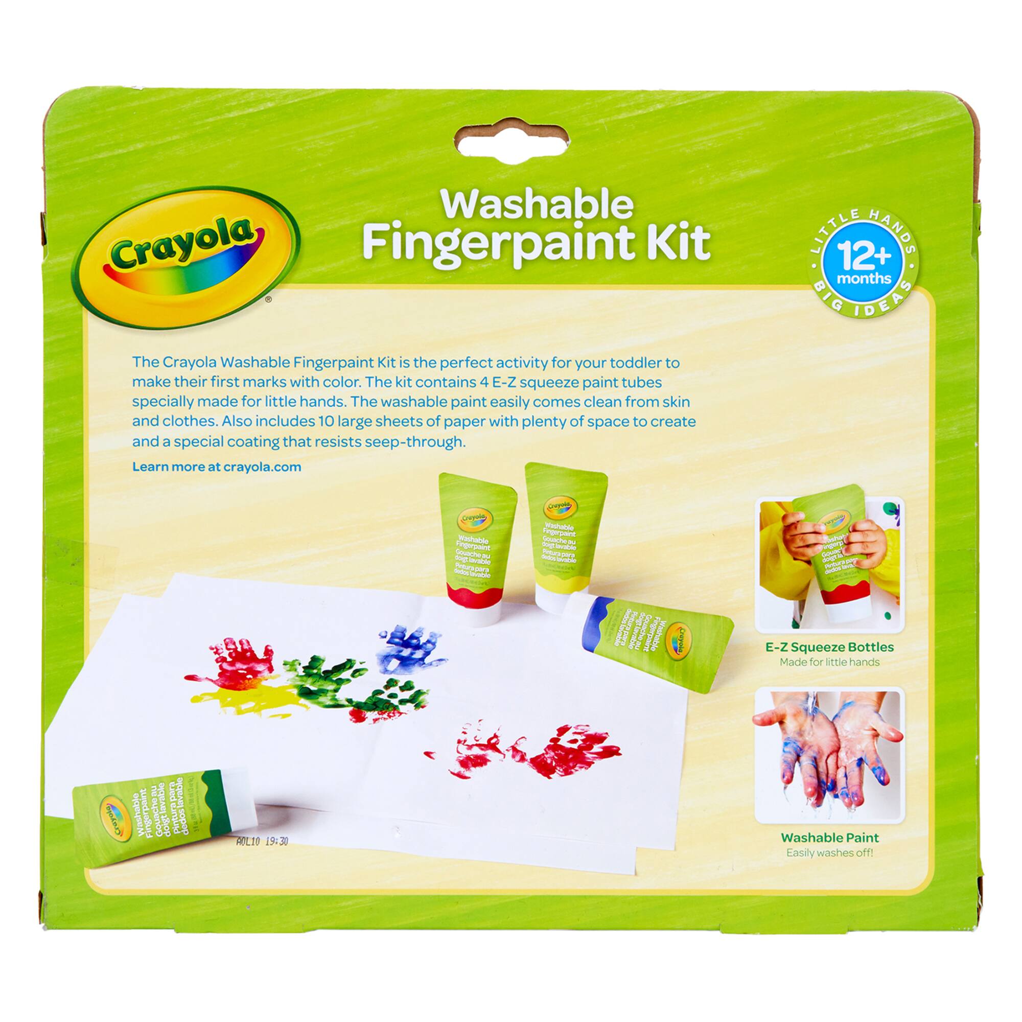 Crayola® Washable Fingerpaint Kit